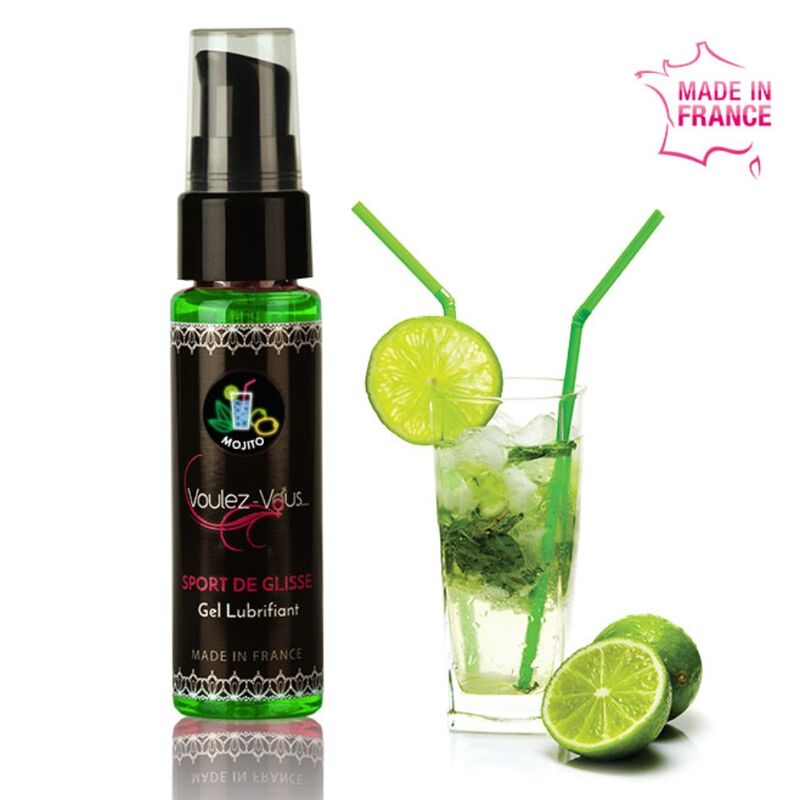 VOULEZ-VOUS - LUBRIFICANTE BASE DE GUA MOJITO - 35 ML